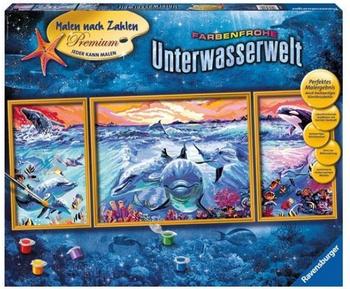 Ravensburger Malen nach Zahlen Premium Farbenfrohe Unterwasserwelt