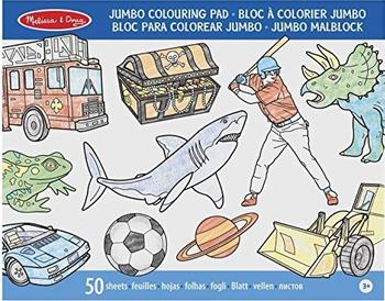 Melissa & Doug Jumbo Malposter 50 Motive