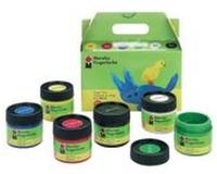 Marabu Fingerfarbe Kids, 0303000000081, 6 Farben je 100 ml, auswaschbar,...