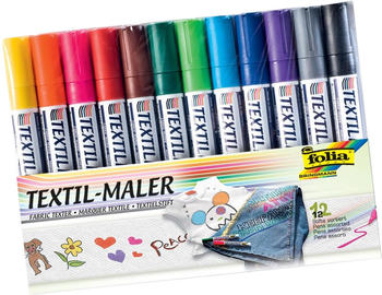 Folia Textil-Maler 12 Farben