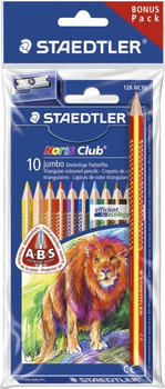 Staedtler Noris Club Triplus Jumbo Buntstifte 10 Stück Bonuspack (61 SET8)