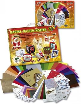 Folia Bastelpapierkoffer Weihnachten 110 Teile