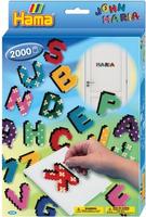 HAMA B&Uuml;GELPERLEN 3424, HAMA B&Uuml;GELPERLEN HAMA 3424 Geschenkpackung Buchstaben