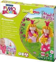 RAYHER 34120000, RAYHER 34120000 Fimo kids Form&Play "Princess", 4 x 42 g,...