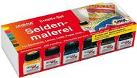 KREUL Seidenmalfarbe JAVANA, Creativset 6 x 20 ml