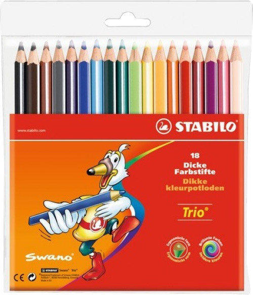 STABILO Trio dick 18er Pack Dreikant-Buntstift 18 Farben Test TOP Angebote  ab 7,42 € (Februar 2023)