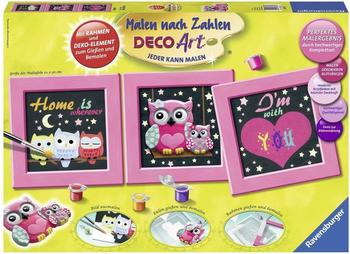 Ravensburger Malen nach Zahlen Deco Art Eulen