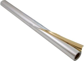 Folia Alufolie 50 x 1000 cm silber/gold