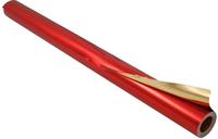 folia Alu-Bastelfolie, (B)500 mm x (L)10 m, rot / gold