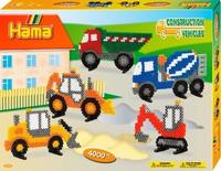 Vedes 3143, Vedes HAMA B&uuml;gelperlen Midi - Geschenkpackung Baufahrzeuge 3143