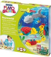 Fimo 8034 14 LY, Staedtler FIMO kids 8034 Modellierton 42 g Grau, Rot, T&uuml;rkis, Gelb