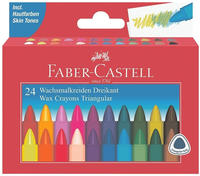 Wachsmalkreiden Dreikant 24-er Kartonetui / Faber-Castell GmbH&Co. / Bei Hugendubel