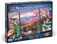 Schipper Malen nach Zahlen "Meisterklasse Triptychon - Kirschbl&uuml;te in Japan" Made in