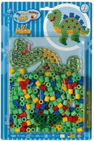 Vedes 8909, Vedes HAMA B&uuml;gelperlen Maxi - Blisterset Dino - 1 Stiftplatte