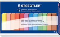 Staedtler 2360, STAEDTLER Wandtafelkreide, farbig sortiert, 12er Kartonetui