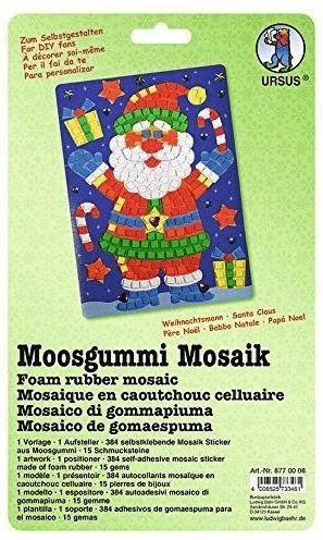 Ursus Moosgummi-Mosaik Weihnachtsmann