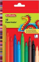 herlitz Fasermaler - 1 mm - 20 Farben - Bunt