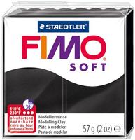 FIMO 8020-9, FIMO SOFT Modelliermasse, ofenh&auml;rtend, schwarz, 57 g