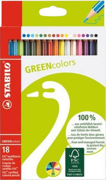 STABILO Buntstift GREENcolors 18er Etui
