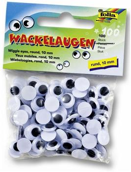 Folia Wackelaugen rund 10mm 100 Stück (750010)