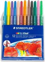 Staedtler 221 NWP12, STAEDTLER Noris Club 221 Wachsmalstifte farbsortiert, 12...