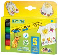 KREUL Textil Marker medium 5er Set