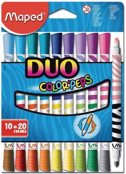Maped Color'Peps Duo Fasermaler 10er Kartonetui