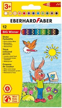 Eberhard Faber Big Winner Farbstifte 12 Stück