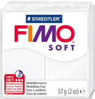 FIMO 8020-0, FIMO SOFT Modelliermasse, ofenh&auml;rtend, wei&szlig;, 57 g