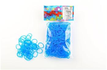 Rainbow Loom Gummibänder 600 Stück ozeanblau
