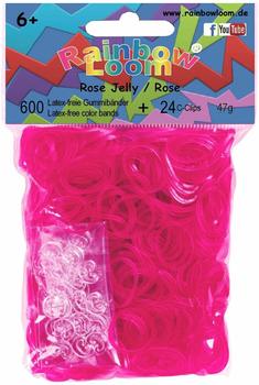 Rainbow Loom Gummib&auml;nder 600 St&uuml;ck Jelly pink