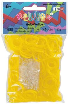 Rainbow Loom Gummibänder 600 Stück gelb
