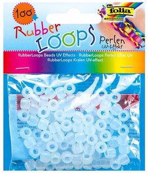 Folia RubberLoops Perlen 100 Stück UV-Effekt