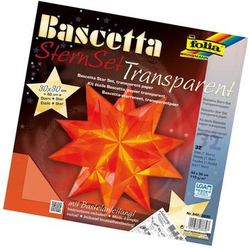 Folia Bascetta SternSet Transparent 115g/m&sup2; 30x30cm