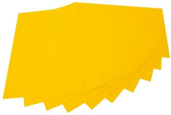 Folia Ton in Ton Bastelfilz 20x30cm 10 Blatt bananengelb