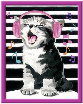 Ravensburger Malen nach Zahlen trend Singing Cat