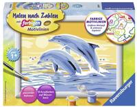 Freunde des Meeres - 1 Seiten - Farben enthalten - Junge/M&auml;dchen - Malen nach Za