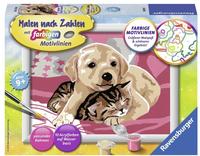 Ravensburger Malen nach Zahlen "Beste Freunde" Made in Europe