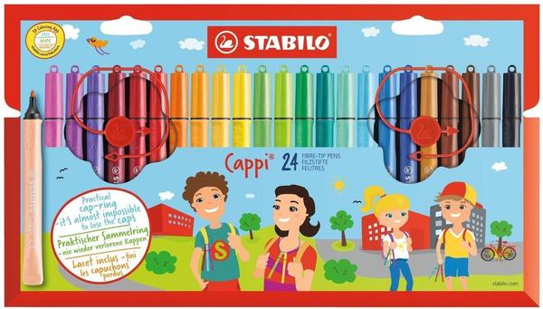 STABILO Filzstift Cappi 24er Pack 24 Farben