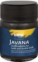 KREUL Javana Stoffmalfarbe f&uuml;r helle und dunkle Stoffe, Schwarz 50 ml