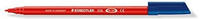 Staedtler Faserschreiber 326, mit Kappe, 1 mm, Schreibfarbe: rot