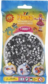 malte haaning Plastic Hama Beutel mit Perlen 1000 Stück silber (207-62)
