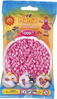 malte haaning Plastic Hama Beutel mit Perlen 1000 Stück Pastell-Pink (207-48)