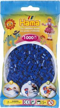 Hama Beutel mit Perlen 1000 Stück blau (207-08)