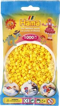 malte haaning Plastic Hama Beutel mit Perlen 1000 Stück gelb (207-03)