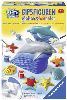 Ravensburger Create & Paint Gipsfiguren gießen & bemalen Delphin