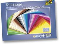 folia Tonpapier Sonderedition 50 farbsortiert 130 g/qm 50 Blatt