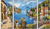 Schipper Malen nach Zahlen Triptychon Lago Romantico