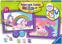 Ravensburger 27774 Ravensburger Malen-nach-Zahlen Bunte Einhornwelt