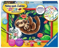Ravensburger Malen-nach-Zahlen Niedliche Faultiere mehrfarbig
